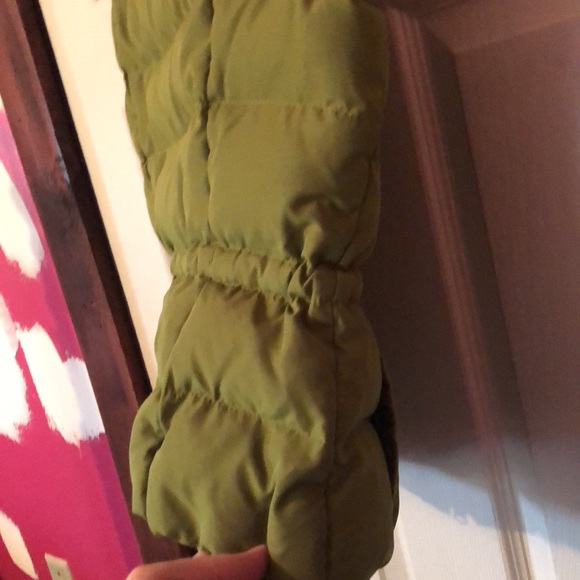 Abercrombie & Fitch Kids Green Dual Zipper Puffer Vest Girls XL - Picture 12 of 12